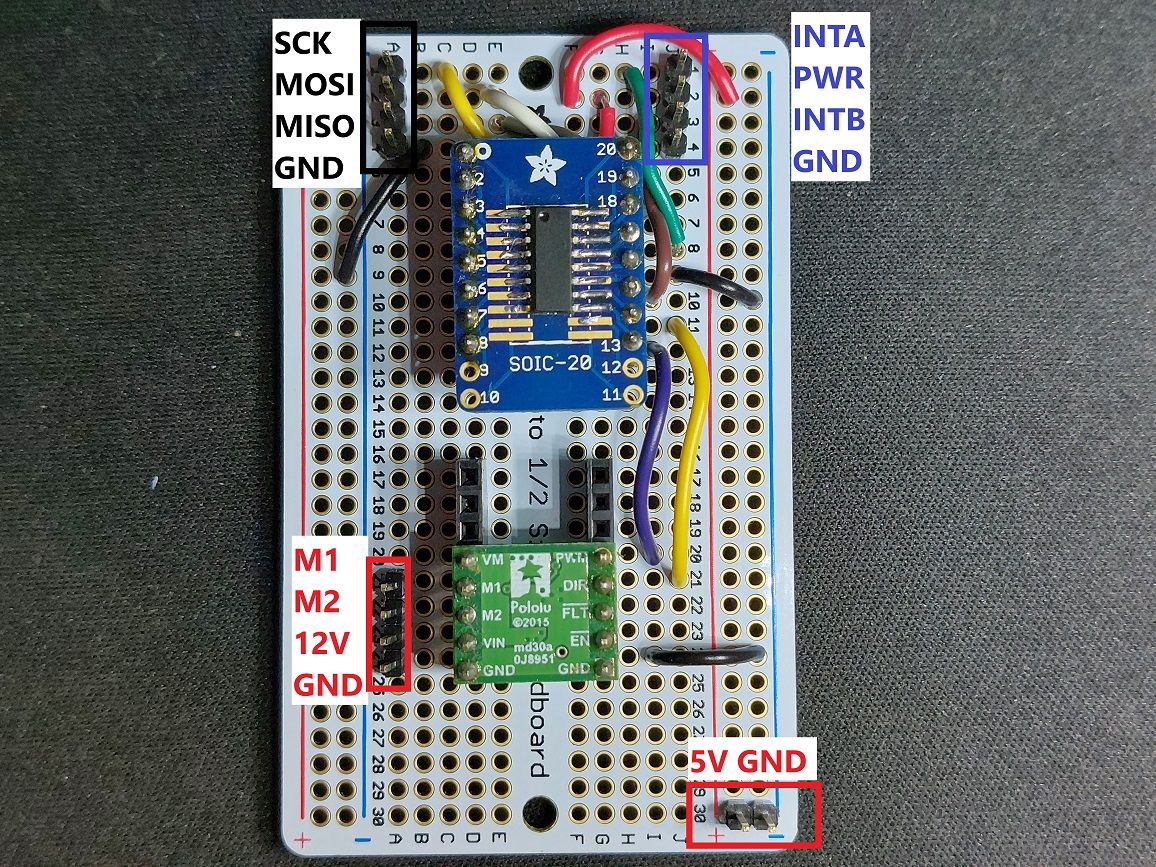 Using a 3 cent micro as a motor controller for a salvaged motor
