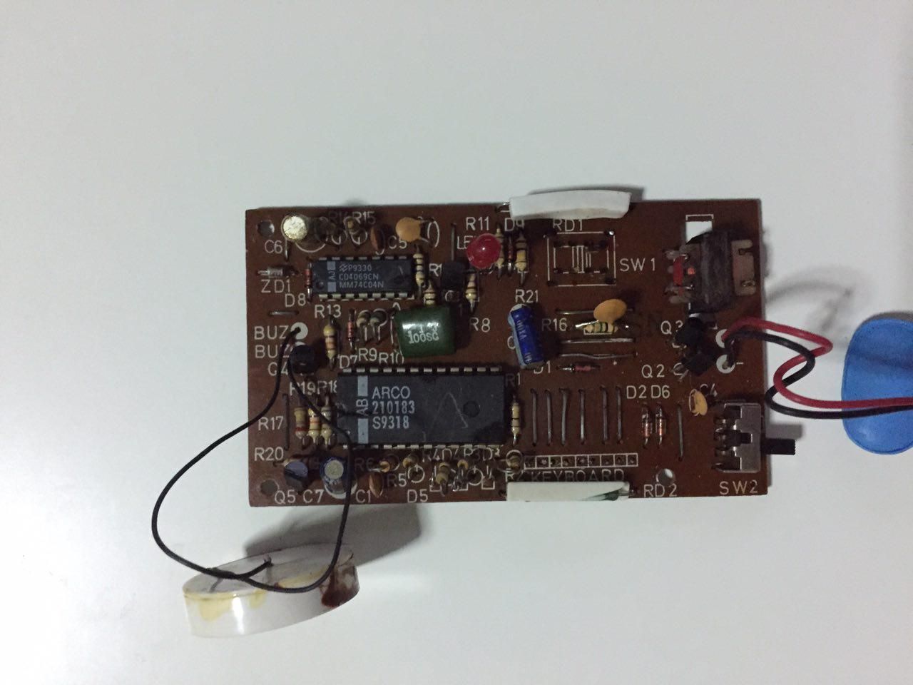 Old Alarm Teardown and Buildup