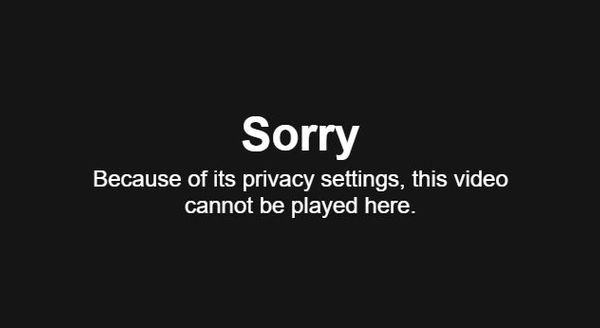 Sorry, because of it's privacy settings, this video cannot be played here.