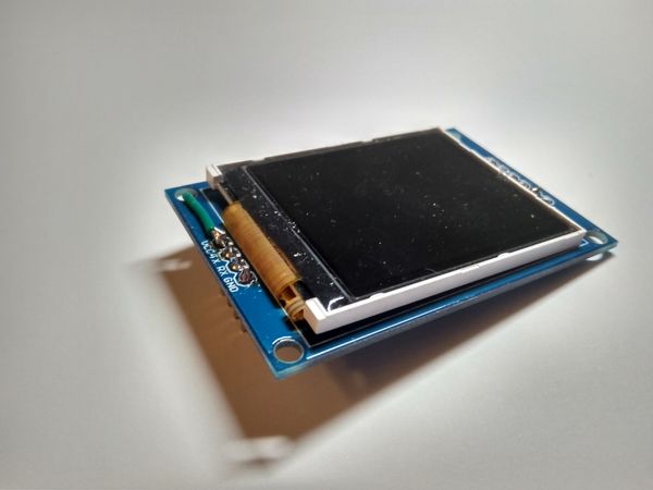 UART controlled LCD screen